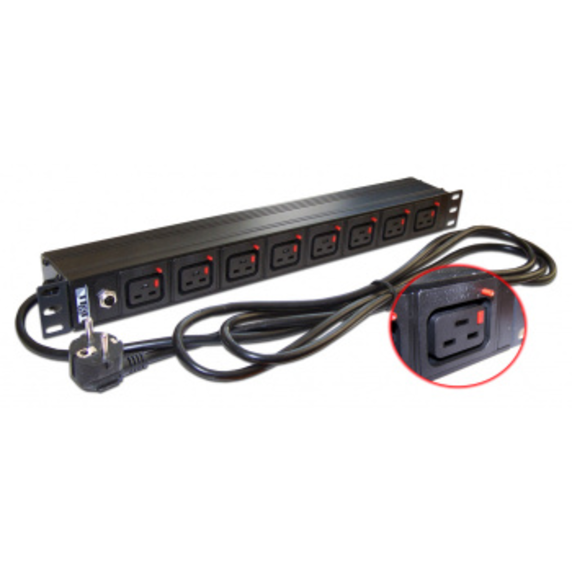 Блок распределения питания Lanmaster TWT-PDU-16A8C9L-3.0 - фото №2