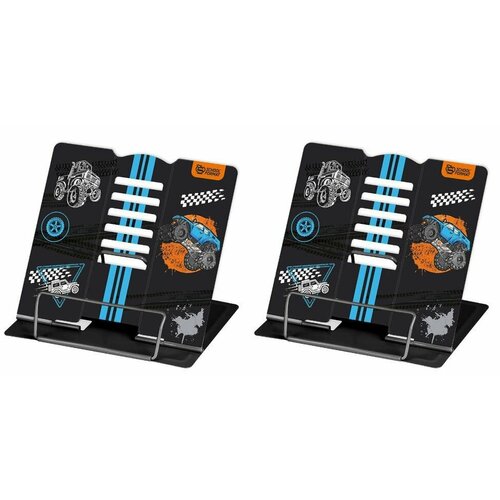 Schoolformat Подставка для книг Внедорожники металл черная 2 шт 2034₽