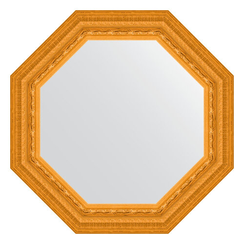 Зеркало в багетной раме - сусальное золото 80 mm EVOFORM BY 7326