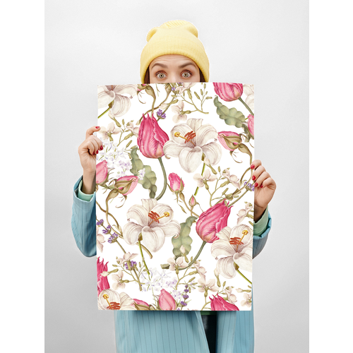 Картина для интерьера на стену 40х50 Nostalgic Flowers