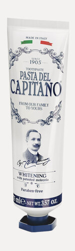 Изображение товара Pasta del Capitano Зубная паста 1905 Whitening with patented Molecula, 75 мл