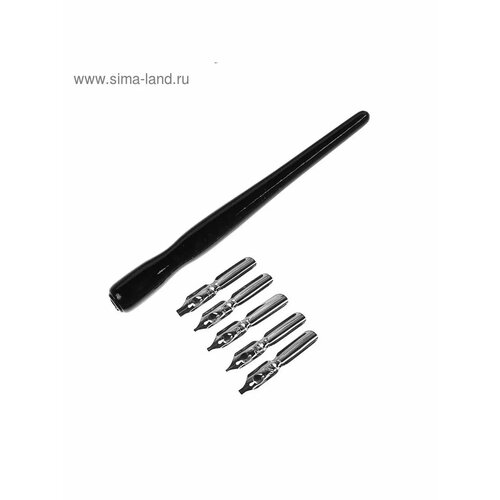 Набор перьев 5 штук держатель 634₽