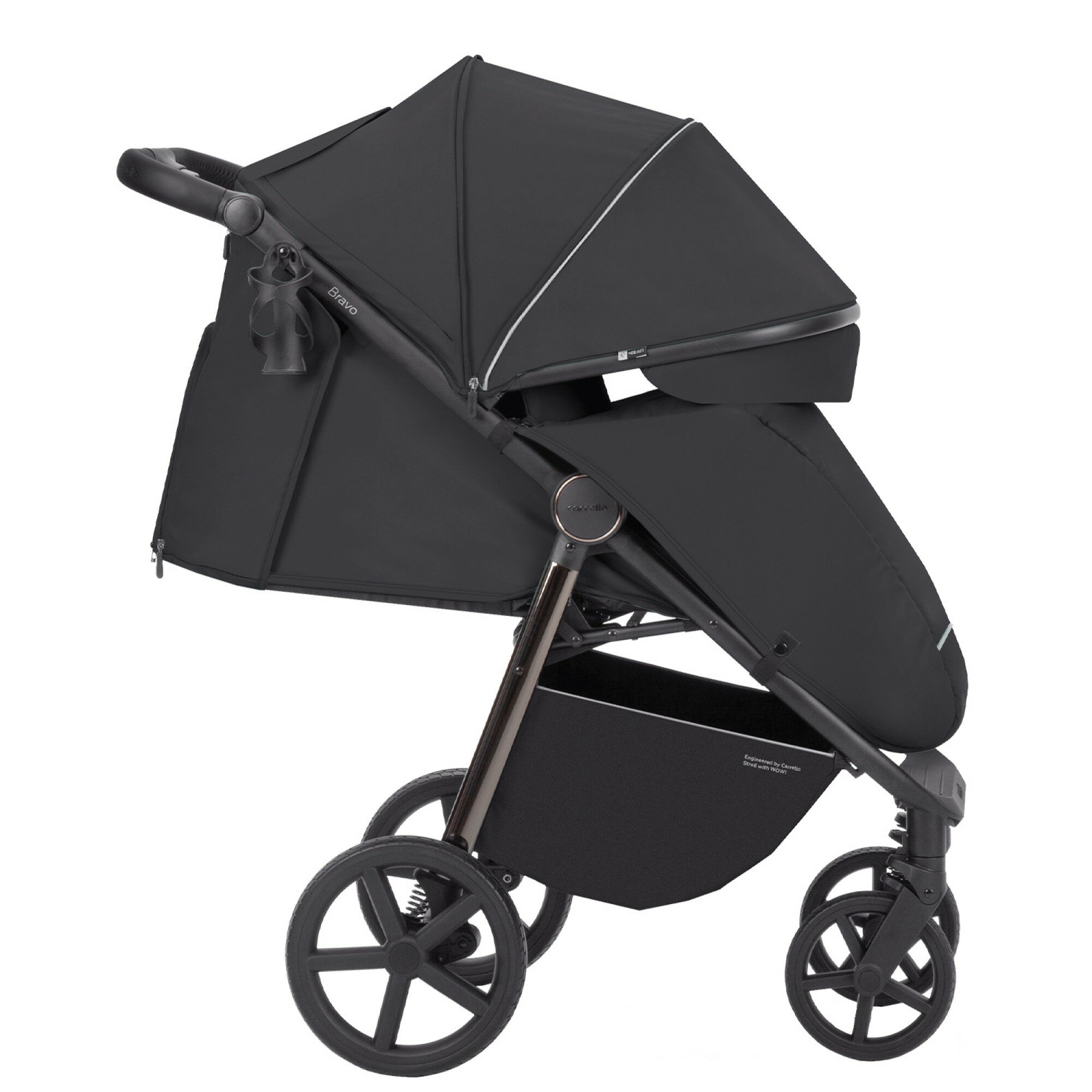 Прогулочная коляска Carrello Bravo Plus CRL-5515, Jet Black