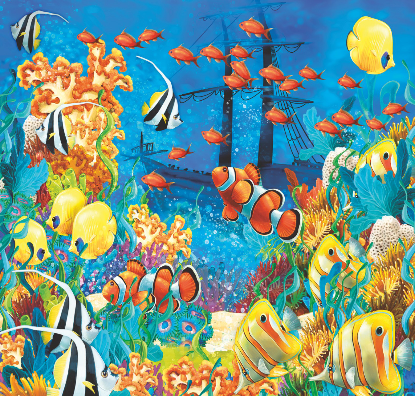 Фотообои Симфония "Тайны морских глубин" (6 листов)