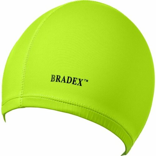 Шапочка для плавания Bradex, полиамид, салатовая