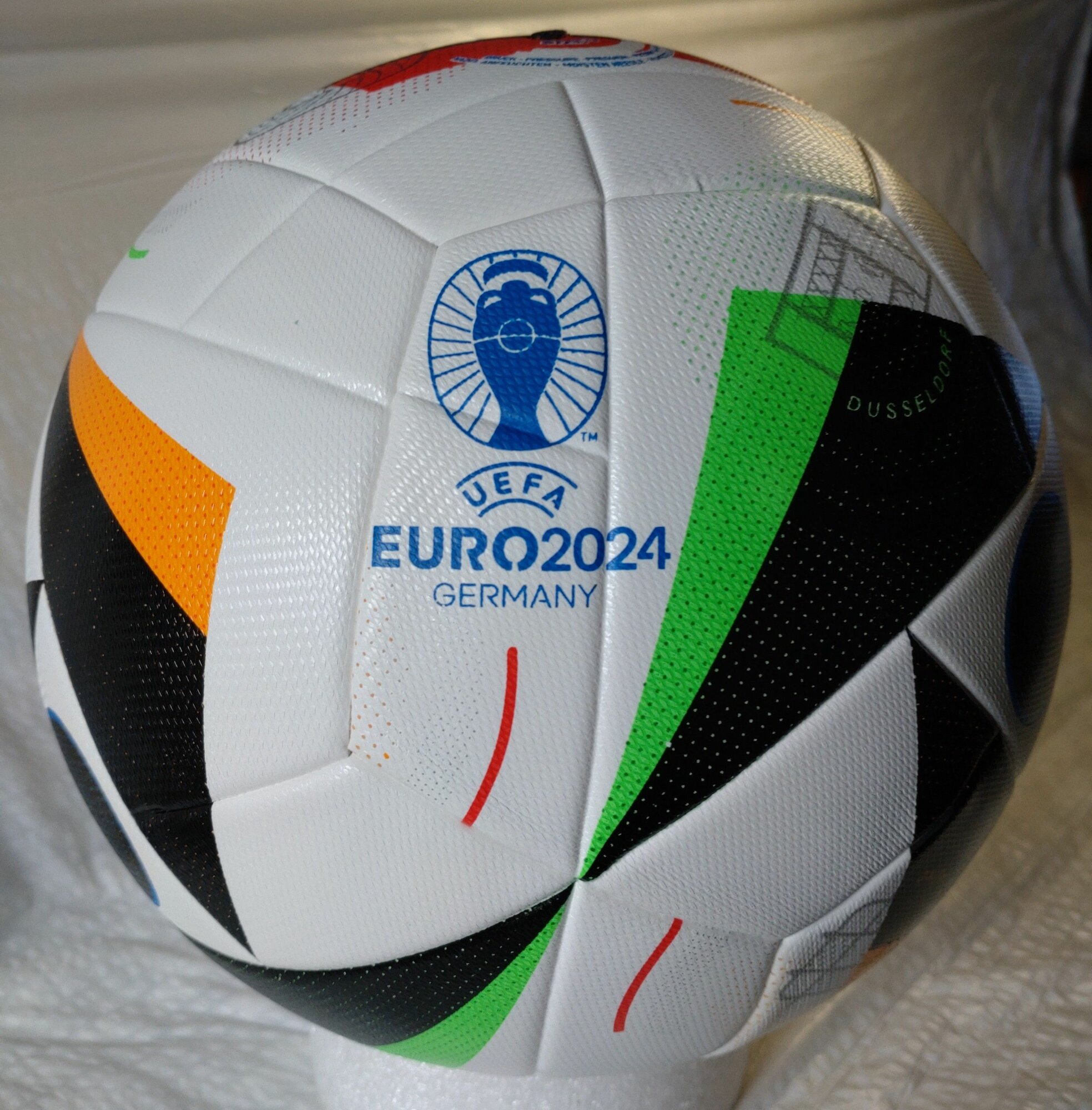 Мяч футбольный Евро 2024 Германия FIFA Quality Pro, размер 5 прошивной.