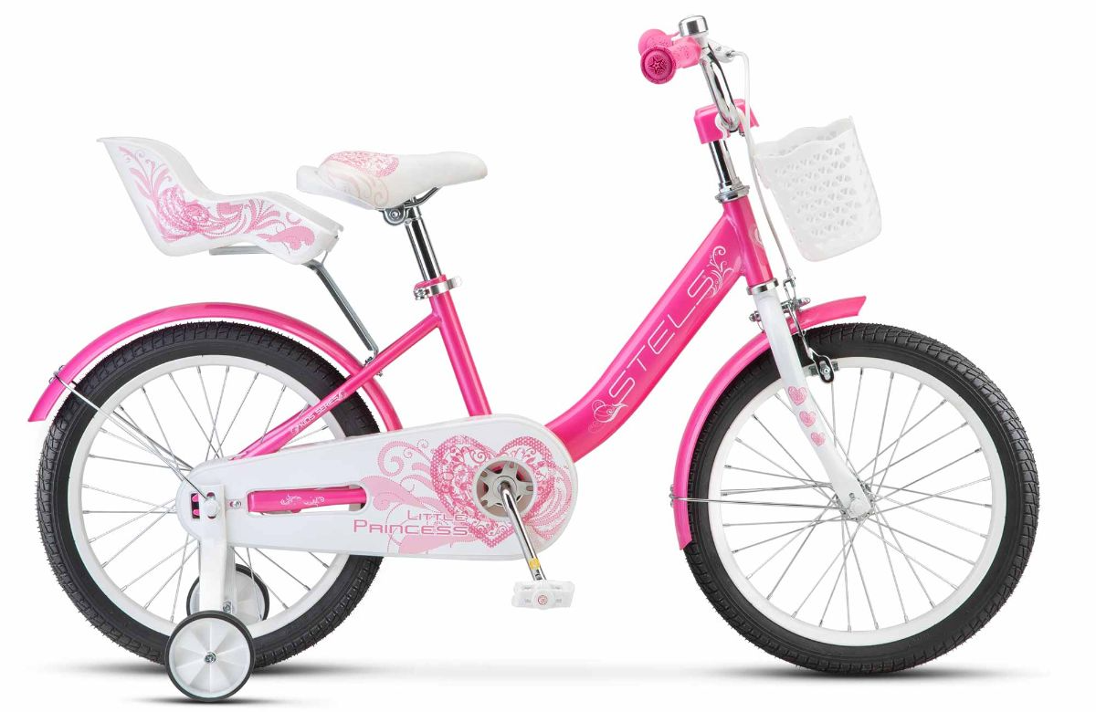 Велосипед детский 18 Stels Little Princess KC Z010 розовый 2024