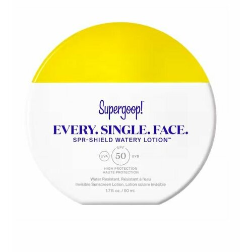 Supergoop Every.Single.Face SPR-Shield SPF50, солнцезащитный лосьон для лица, 50 мл.