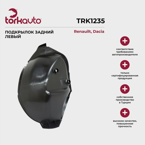 Подкрылок задний левый Renault Duster Рено Дастер 2010-2018 1060₽