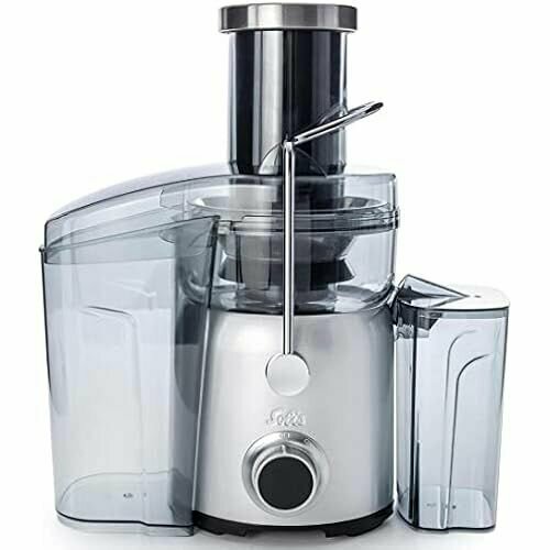 Solis Juice Fountain Compact 8451 Соковыжималка для овощей и фруктов Мощный миксер для сока и супа 4 уровня скорости Легко чистится Нержавеющая сталь 4671000₽