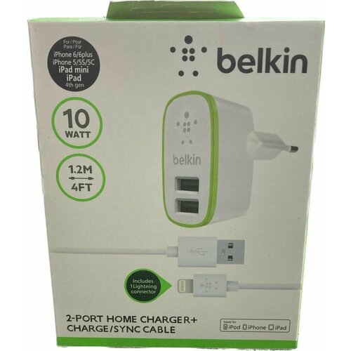 Сетевое зарядное устройство Belkin F8J040vfWHT USB 2.1 A