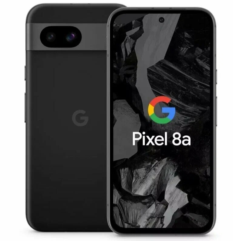 Смартфон Google Pixel 8A 8/256 ГБ, Nano SIM + eSIM, Obsidian — фото 1