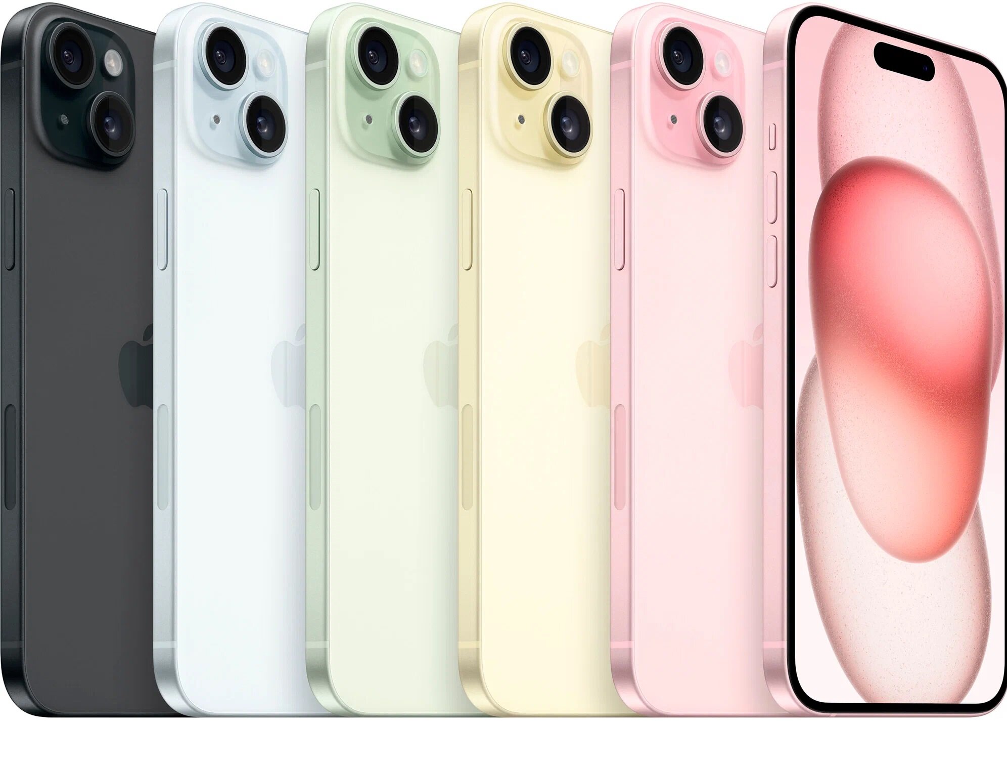 Смартфон Apple iPhone 15 Plus 128 ГБ, nano SIM+eSIM, зеленый (без RuStore) — фото 1