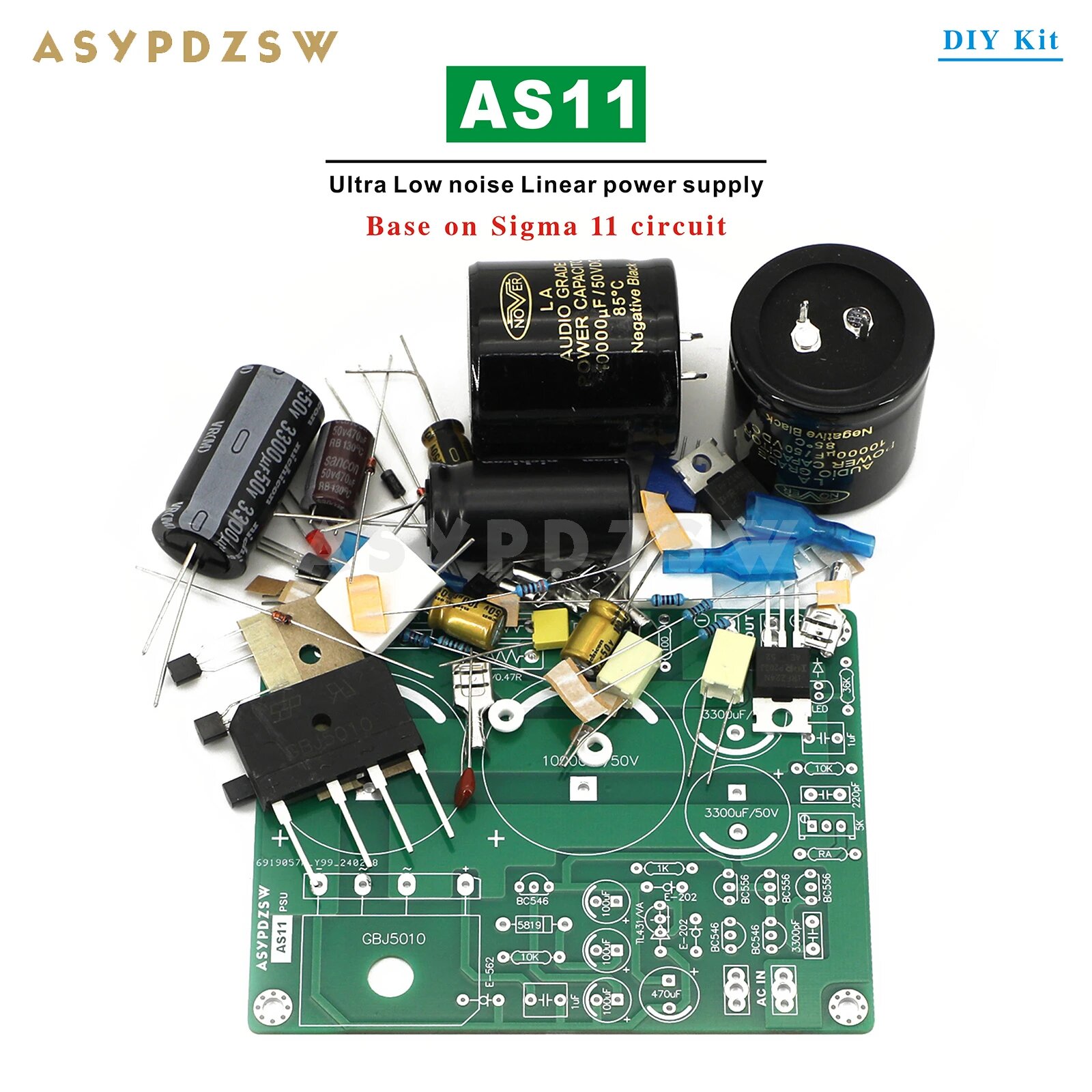 Линейный источник питания ASYPDZSW AS11 DIY Kit DC 15V