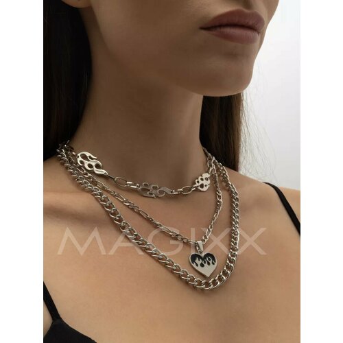 Комплект украшений MAGIXX длина 35 см серебро 524₽