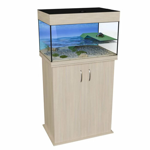 Аквариум для черепах 60 литров с тумбой террариум для красноухих 23341₽