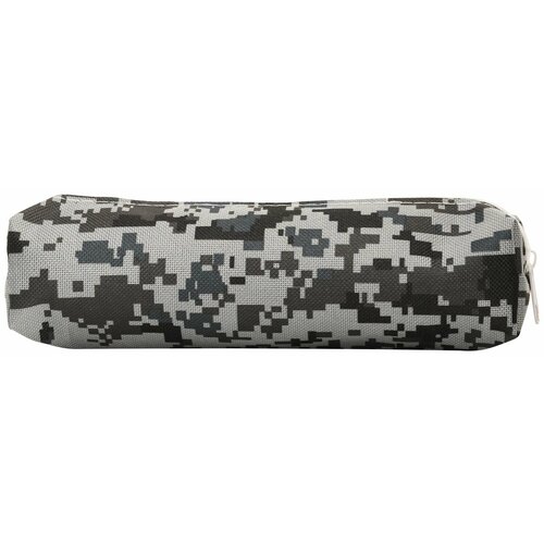 Пенал-тубус 1 отд Creativiki камуфляж пиксель 195x45x45 мм черн ПВХ 268₽