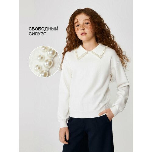 фото Джемпер acoola, размер 128, молочный