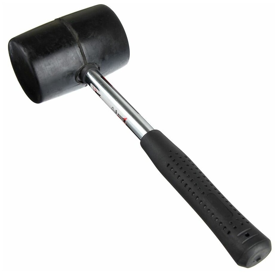 Киянка 680 грамм Рокот резиновая, круглая, обрезиненная стальная ручка