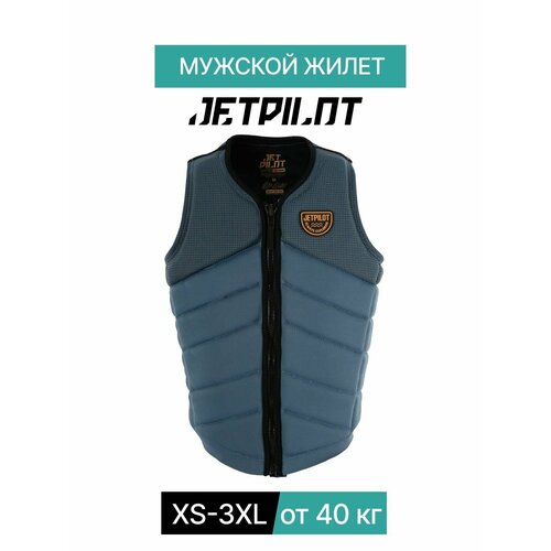 Жилет спасательный антишоковый страховочный JetPilot X1 F/E Neo - Max, размер XL темный, синий
