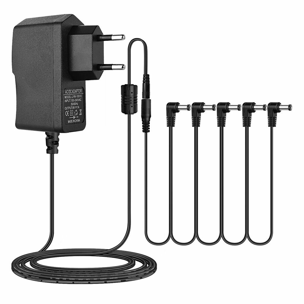 Адаптер питания 9V AC/DC для эффектов Zoom, 850mA с разветвителем