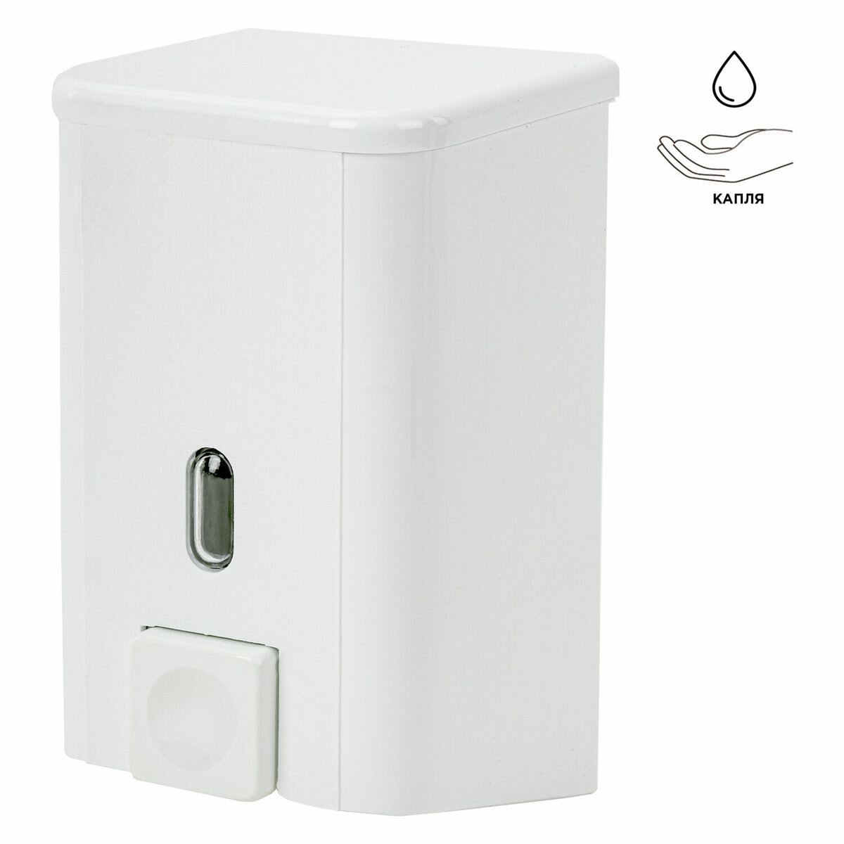 Диспенсер для жидкого мыла Prima Nova наливной 1000мл пластик белый (SD03) 30шт.