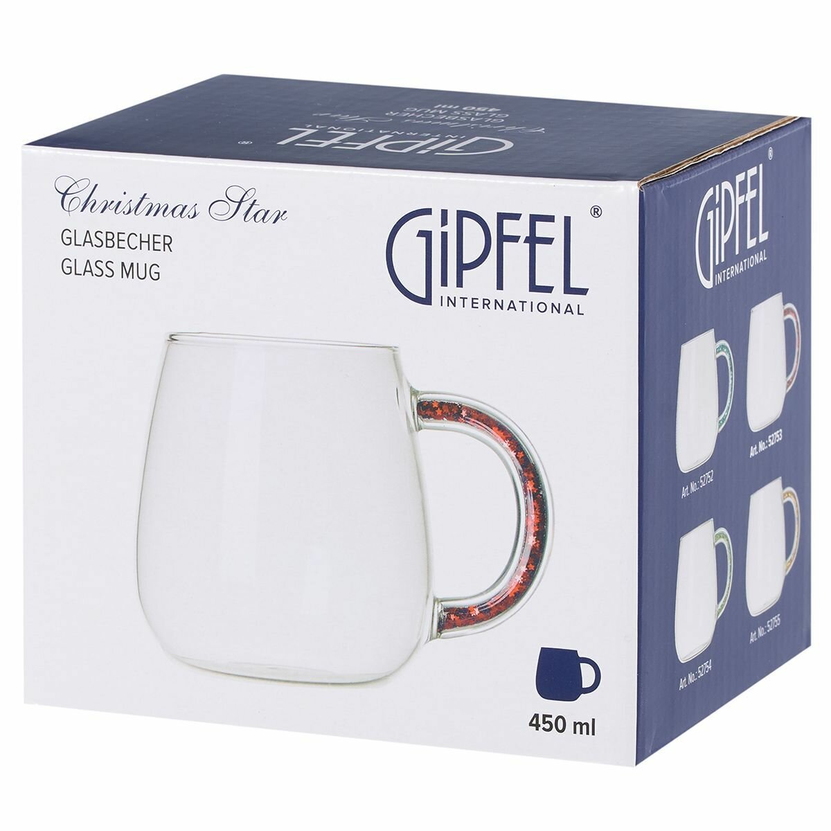 Кружка Gipfel Christmas Star 52753 450 мл - фото №5