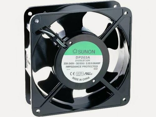Изображение товара Вентилятор SUNON DP203A2123LST, 230 В AC, 120 х 120 х 38 мм, 0.06 А, 11 Вт, скольжения, 2000 об/мин, коннектор