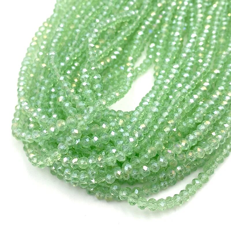 Хрустальные бусины Blue Green 2 3 4 6 8 мм для рукоделия Изумрудный 2mm approx 170pcs