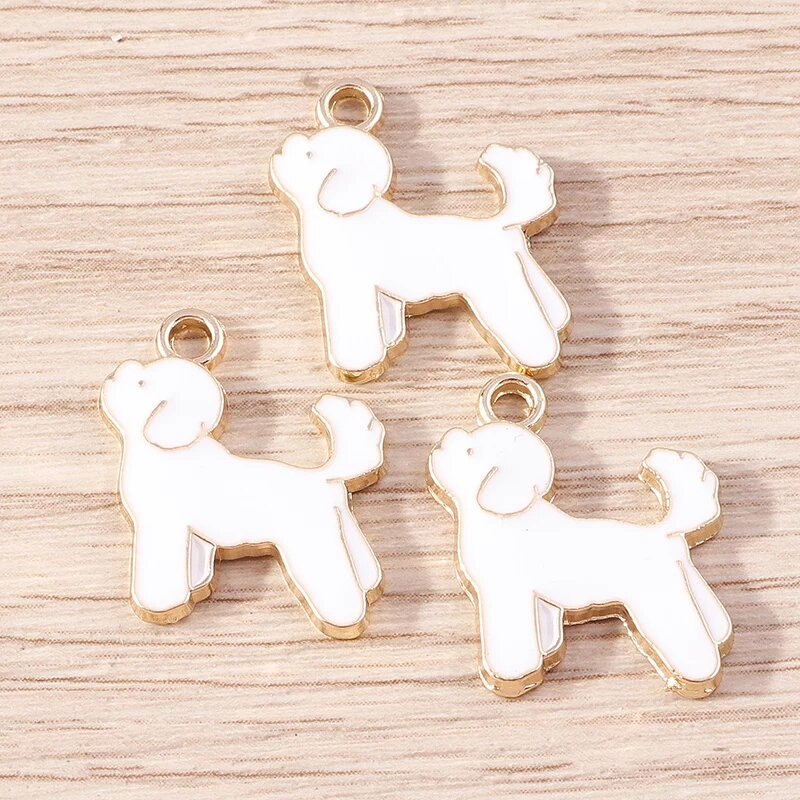 Эмалевые подвески Gritavo в виде животных (10 шт.)