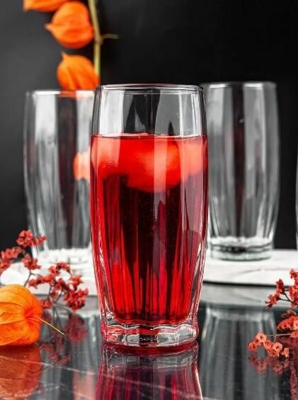 Набор стаканов Pasabahce "Dance", для коктейлей, стекло, 320мл, 6шт — фото 1