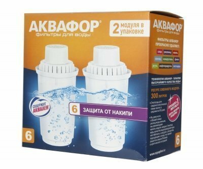 Модуль сменный Аквафор В100-6 (2шт) защита от накипи (39205)