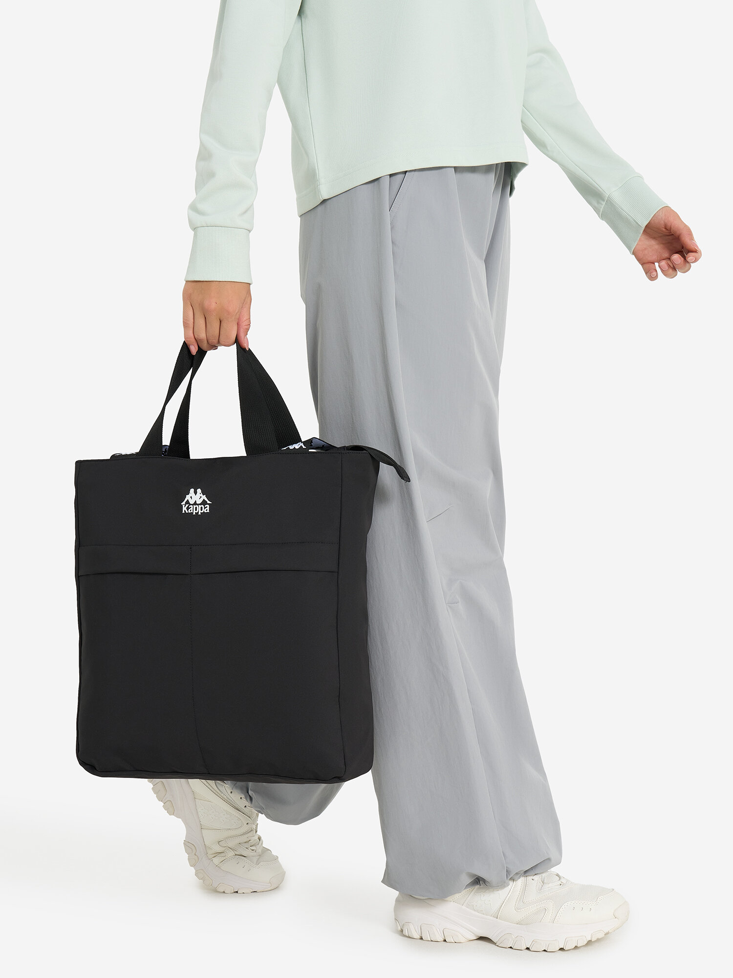 Сумка шоппер Kappa, черный — фото 1