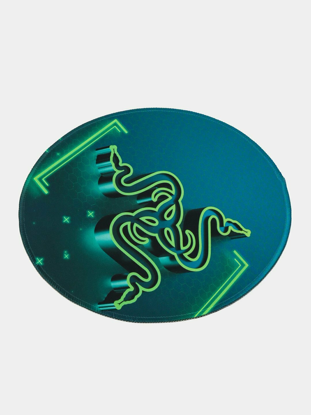 Коврик для мышки Razer G7, круглый, 25 см, Тёмно-бирюзовый