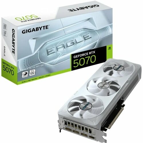 Видеокарта Gigabyte GeForce RTX 5070 EAGLE OC ICE 12G 99000₽