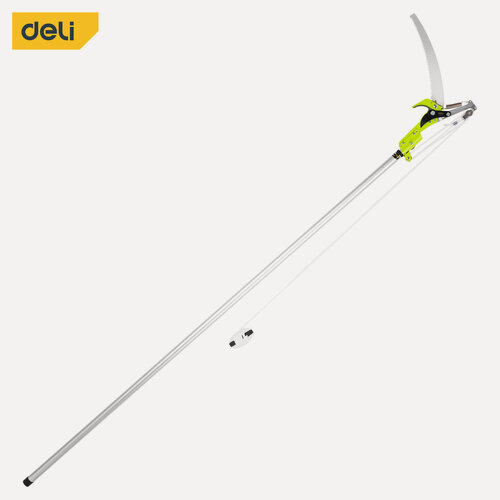 Изображение товара Высоторез-сучкорез с секатором штанговый 235-410см Deli DL580512 (4 шкива, лезвие 290мм, телескопическая рукоятка)
