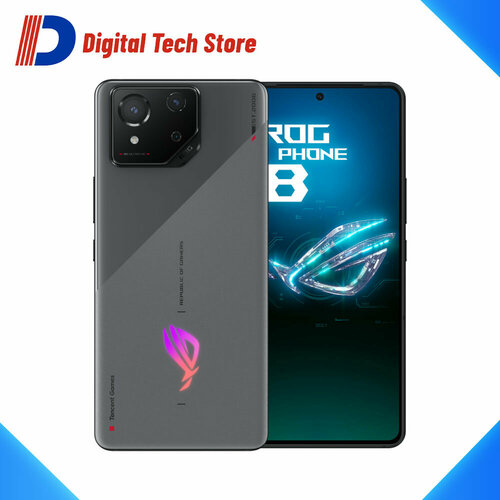 Смартфон ASUS ROG Phone 8 Global 12ГБ 256ГБ Серый Snapdragon 8 Gen 3 62999₽