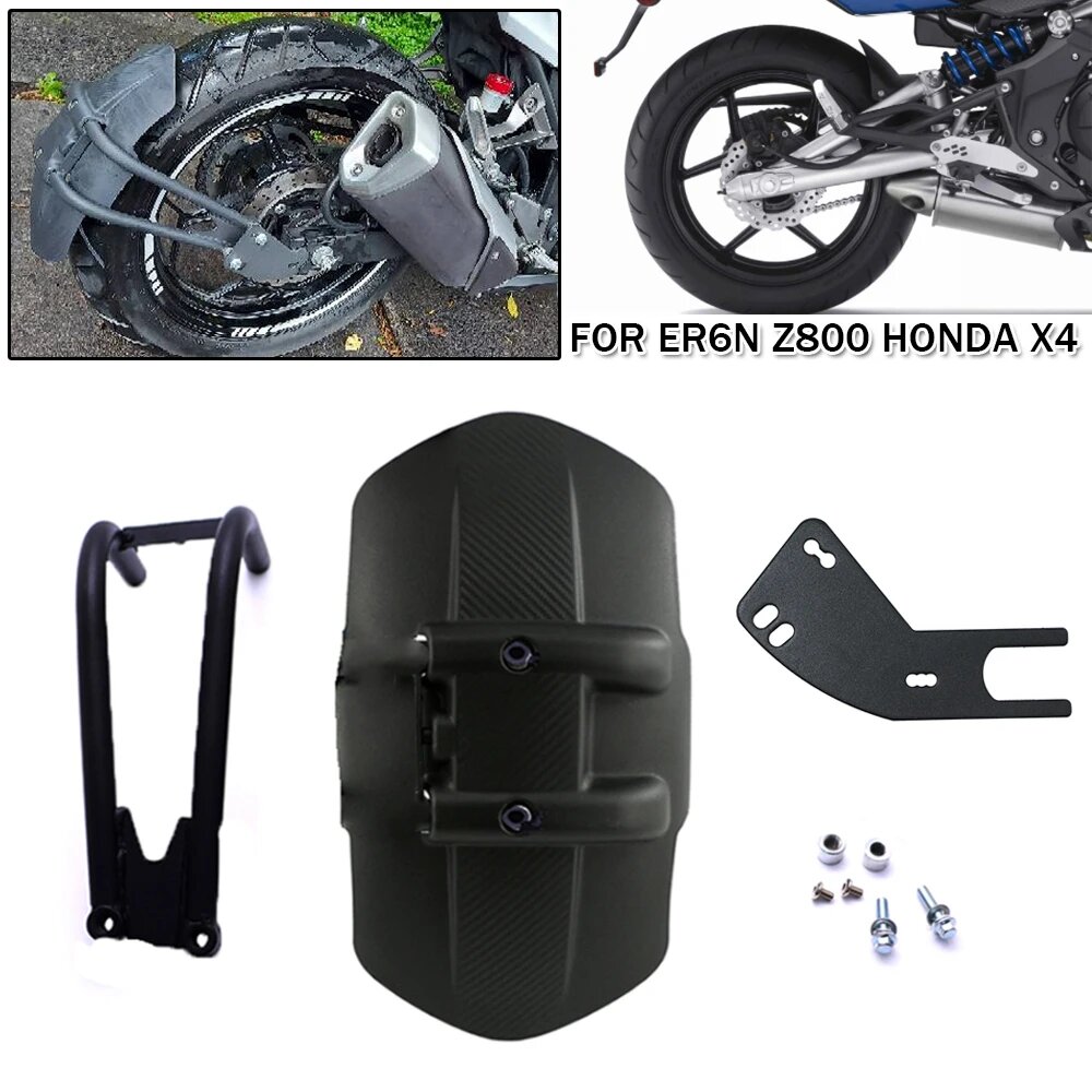 Для Kawasaki ER6N Z900 VERSYS X300 650 Z650 Z800 для Honda X4 мотоциклетное крыло, задняя крышка, брызговик, защита от брызг