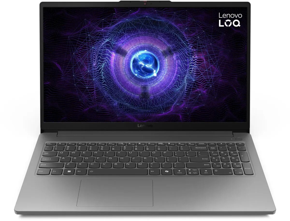 Ноутбук LENOVO LOQ 15IAX9E, Core I5-12450HX, 16GGB DDR5, 512GB SSD, 4GB RTX3050, 15,6 FHD IPS 144Hz, WHITE BACKLIT