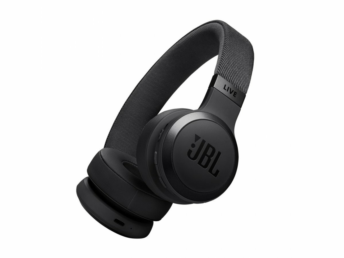 Наушники JBL Live 670NC, накладные, с шумоподавлением, чёрные