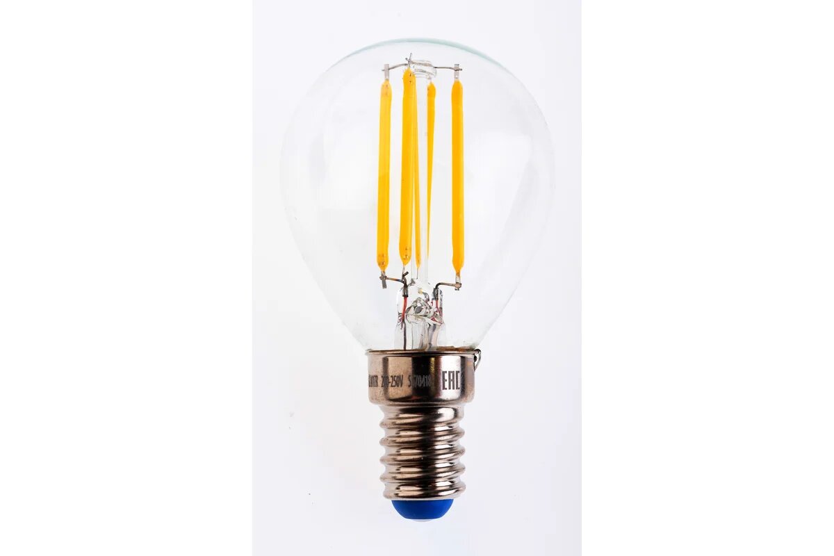 Лампа Uniel LED-G45-5W/NW/E14/CL/DIM GLA01TR светодиодная диммируемая UL-00002870