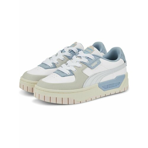 фото Кроссовки puma cali dream pastel, полнота f (eu)/ на среднюю стопу, размер 5,5 uk, белый/голубой/серый