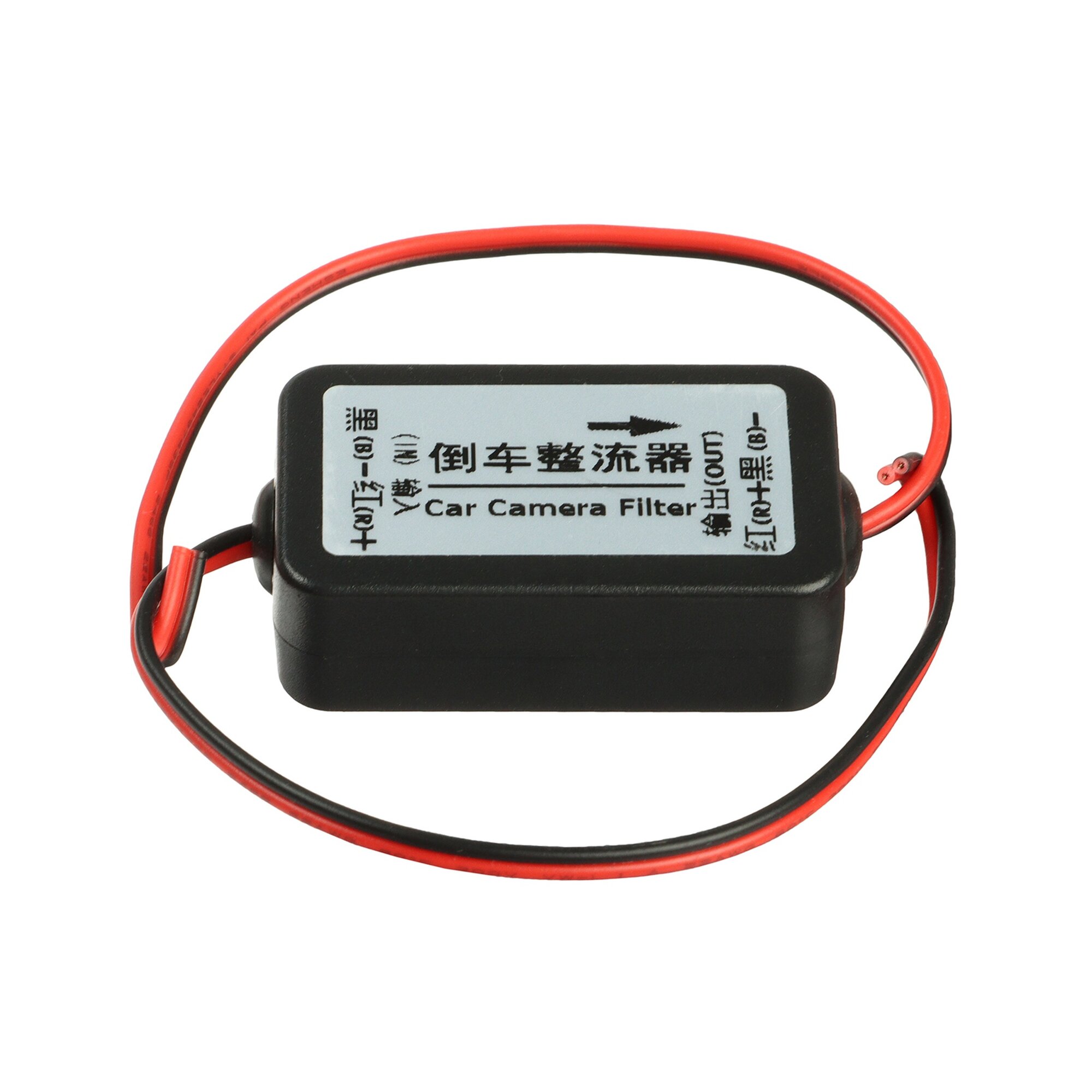 Стабилизатор напряжения Cartage, 12 В, 1 шт, с проводами, черный