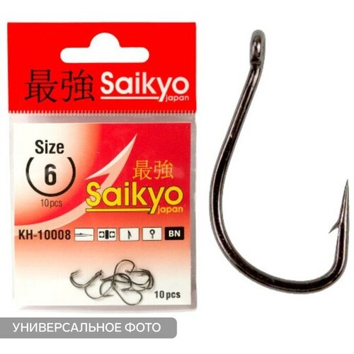 фото Saikyo крючки saikyo kh-10008 idumezina bn № 14, 10шт