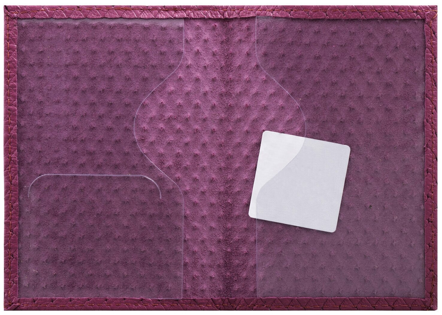 Обложка для паспорта STAFF 237203, натуральная кожа, розовый - фотография № 11