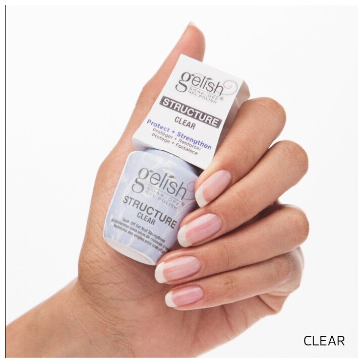 GELISH, прозрачный укрепляющий гель с кисточкой STRUCTURE GEL CLEAR, 15 мл