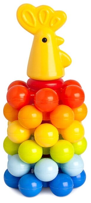 Развивающая игрушка Росигрушка Петушок с шариками 9248
