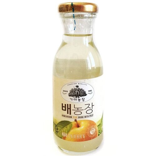 Напиток сокосодержащий Gaya Farm грушевый Woongjin, 180 мл, Южная Корея