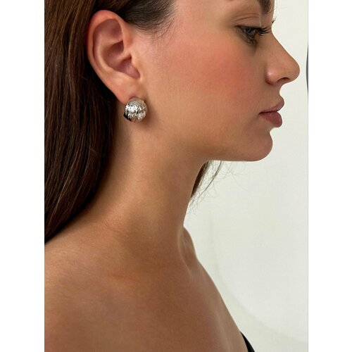 Серьги Keep Ring, серебряный