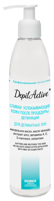 DepilActive Сливки успокаивающие кожу после процедуры депиляции для деликатных зон 310 мл